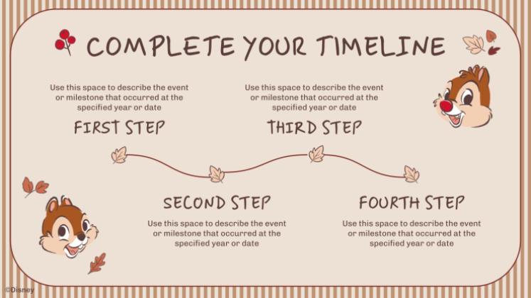 Modelo de apresentação Tico e Teco: Outono