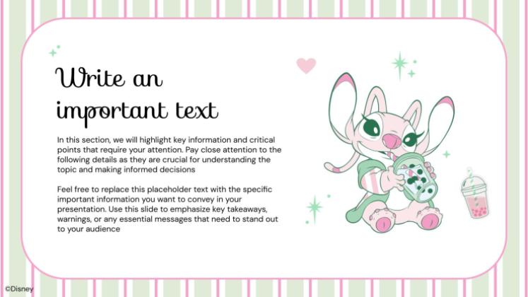 Lilo and Stitch: Slumber Party presentation template 