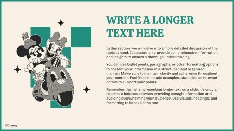 Modelo de apresentação Mickey e Amigos: Retrô