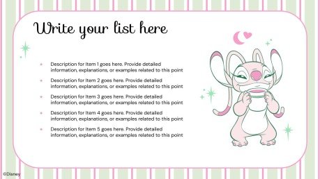 Lilo and Stitch: Slumber Party presentation template 