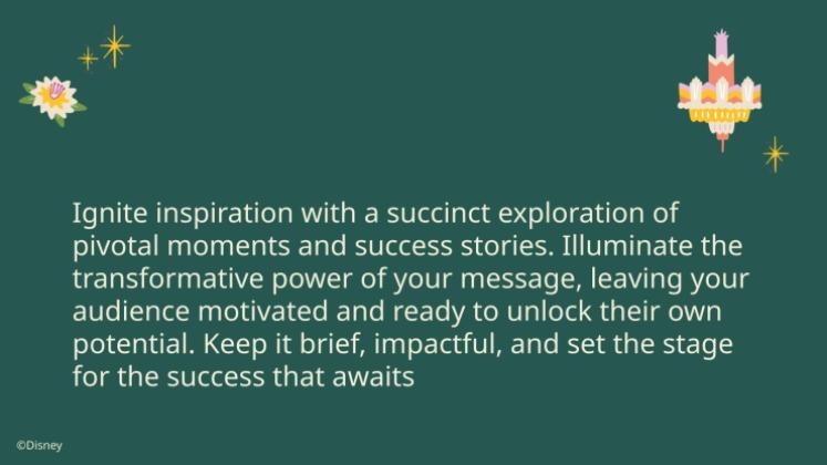 Plantilla de presentación Tiana y el sapo