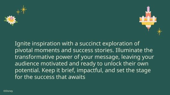 Plantilla de presentación Tiana y el sapo