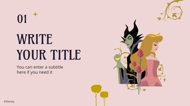 Sleeping Beauty presentation template 