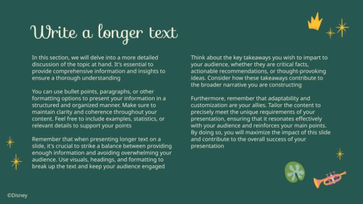 Plantilla de presentación Tiana y el sapo