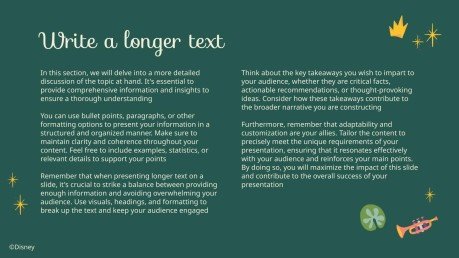 Plantilla de presentación Tiana y el sapo