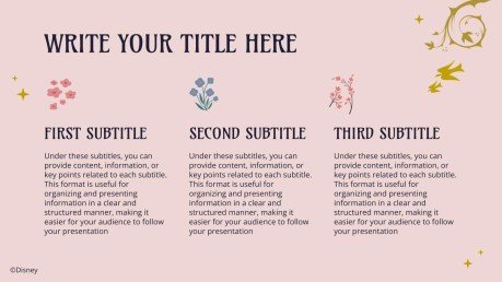 Sleeping Beauty presentation template 