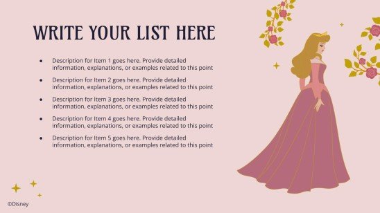 Sleeping Beauty presentation template 