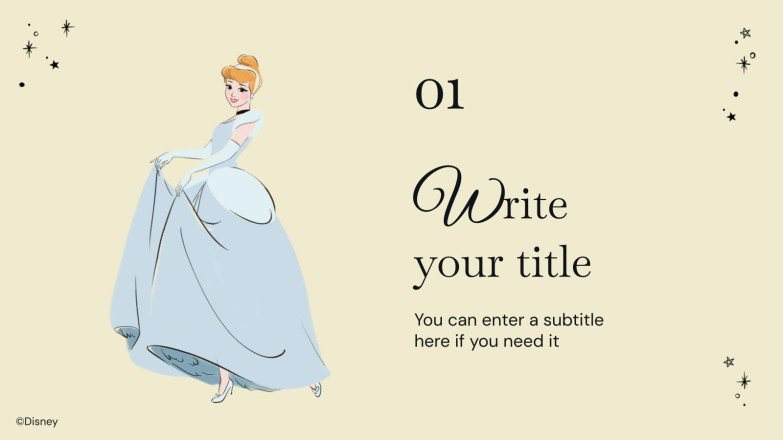 Plantilla de presentación Cenicienta