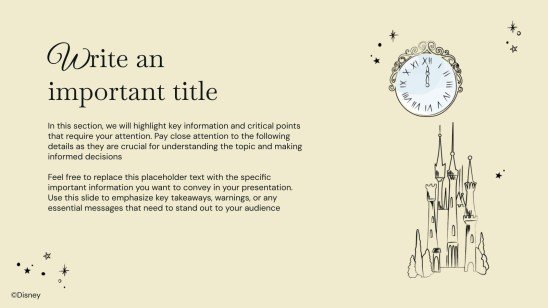 Plantilla de presentación Cenicienta