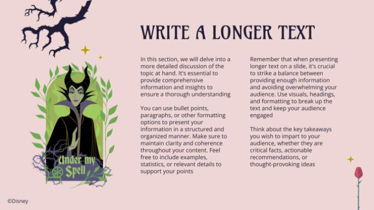 Sleeping Beauty presentation template 