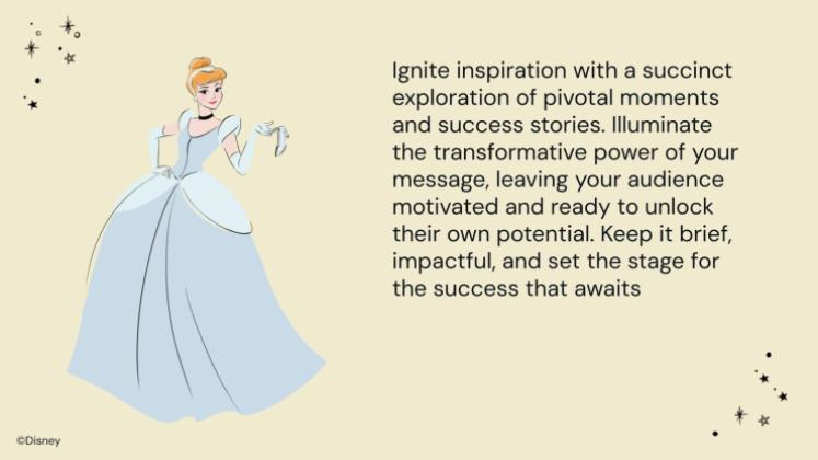 Plantilla de presentación Cenicienta