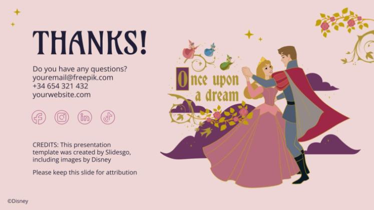 Sleeping Beauty presentation template 