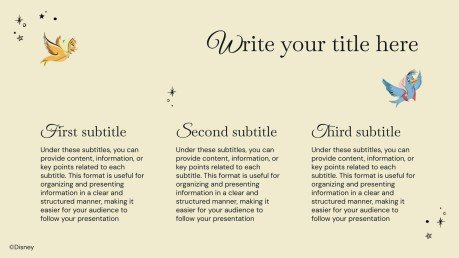 Plantilla de presentación Cenicienta