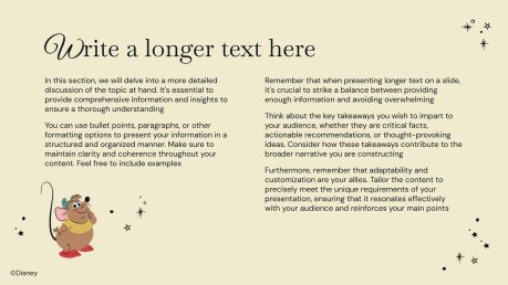 Plantilla de presentación Cenicienta