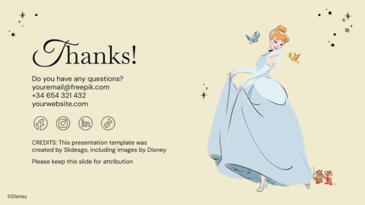 Plantilla de presentación Cenicienta