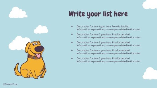 Modelo de apresentação Up