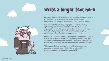 Modelo de apresentação Up