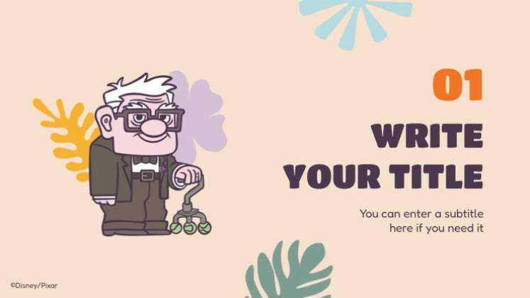 Modelo de apresentação Up