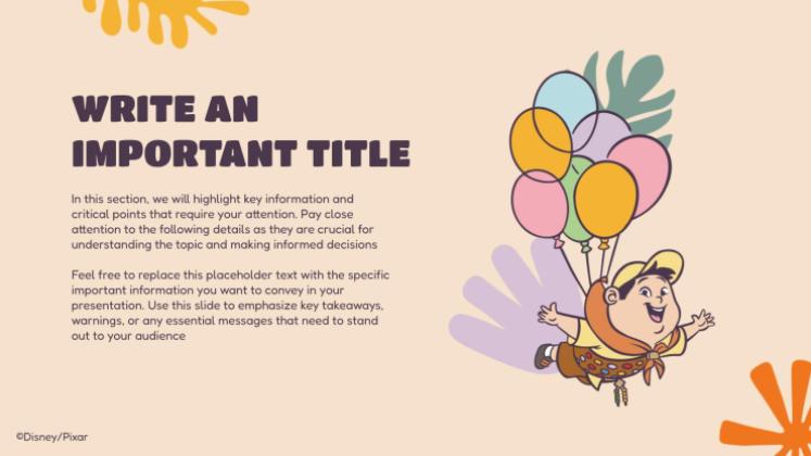 Modelo de apresentação Up