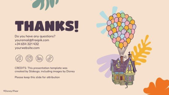 Modelo de apresentação Up