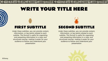 Plantilla de presentación El Rey León