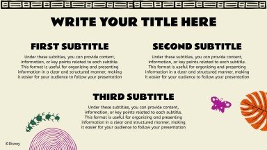 Plantilla de presentación El Rey León