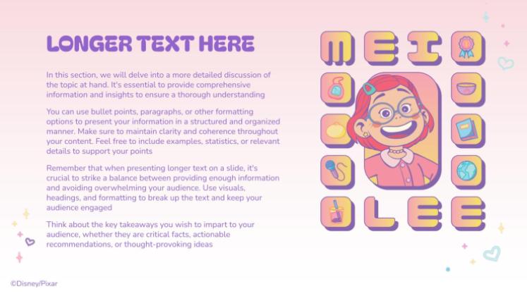 Modelo de apresentação Red: crescer é uma fera