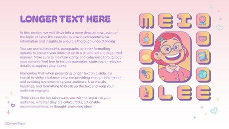 Modelo de apresentação Red: crescer é uma fera