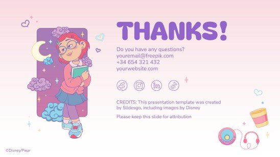 Modelo de apresentação Red: crescer é uma fera