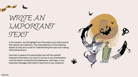 Modelo de apresentação O Estranho Mundo de Jack: Espírito de Halloween