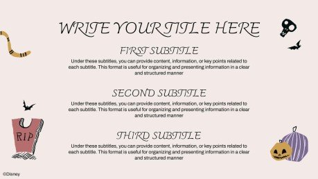 Modelo de apresentação O Estranho Mundo de Jack: Espírito de Halloween