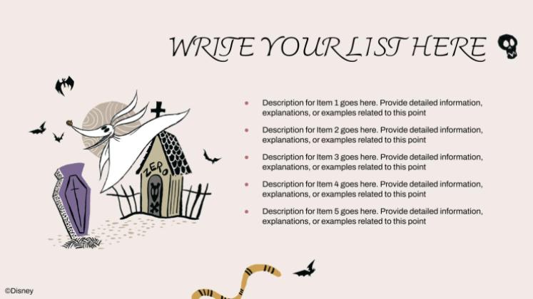 Modelo de apresentação O Estranho Mundo de Jack: Espírito de Halloween