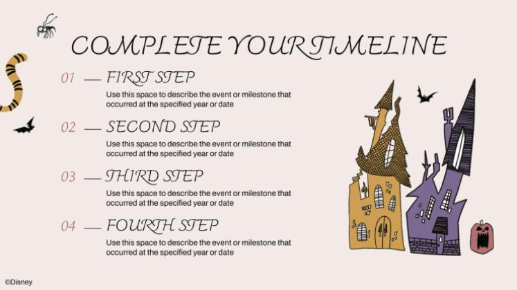 Modelo de apresentação O Estranho Mundo de Jack: Espírito de Halloween