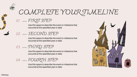 Modelo de apresentação O Estranho Mundo de Jack: Espírito de Halloween