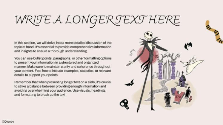 Modelo de apresentação O Estranho Mundo de Jack: Espírito de Halloween