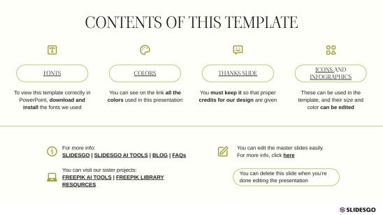 Informations sur la nutrition au quotidien Modèles de présentation
