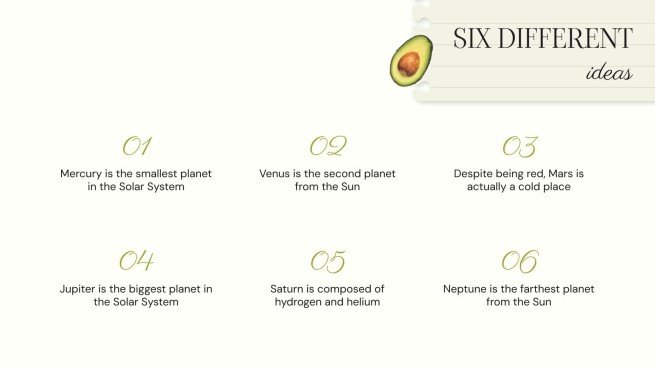 Informations sur la nutrition au quotidien Modèles de présentation