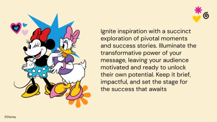 Plantilla de presentación Mickey Mouse y sus amigos