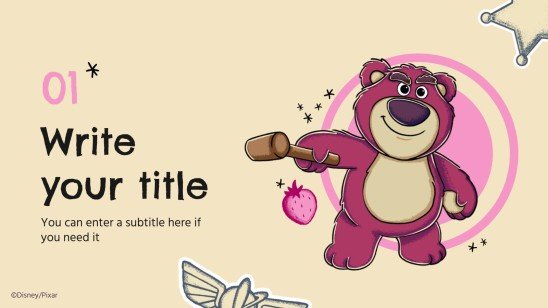Toy Story presentation template 