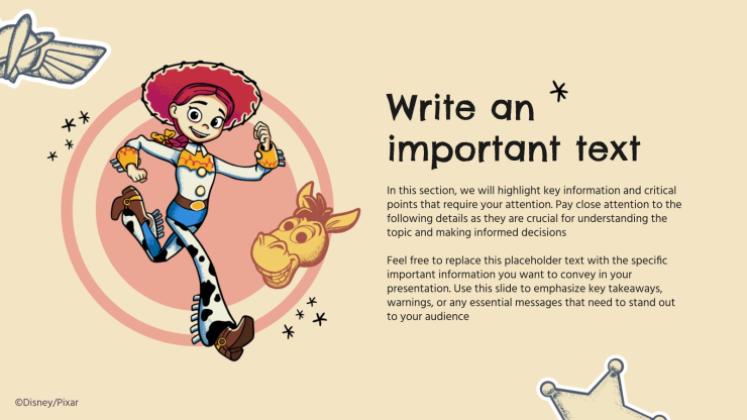 Toy Story presentation template 