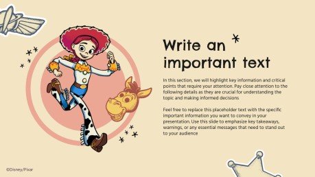 Toy Story presentation template 