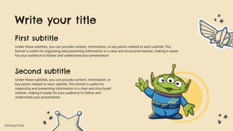 Toy Story presentation template 