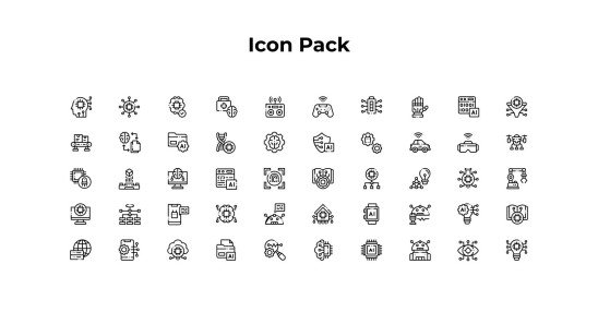 AI를 활용한 비즈니스 프로세스 자동화 인포그래픽 프레젠테이션 템플릿