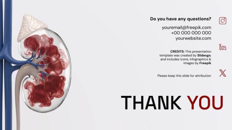 Sensibilisation à la santé rénale Modèles de présentation