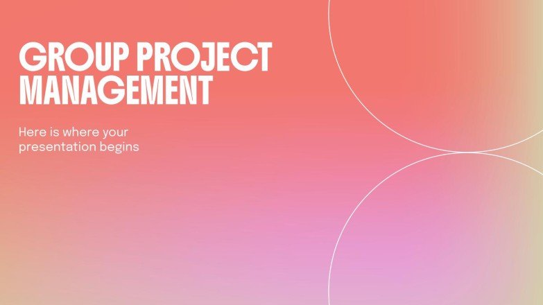 Modelo de apresentação Gerenciamento de Projetos em Grupo