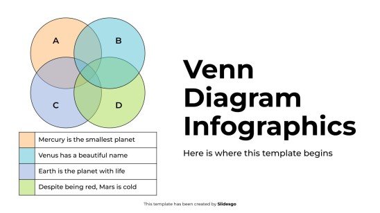 Venn Diagram Infographics presentation template 