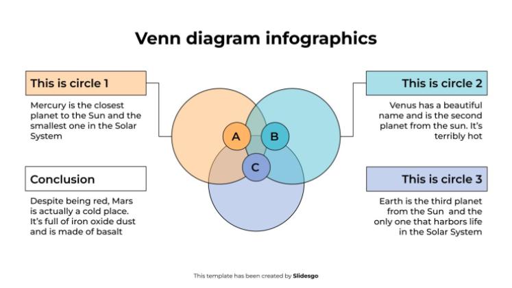 Venn Diagram Infographics presentation template 