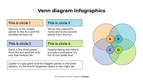 Venn Diagram Infographics presentation template 