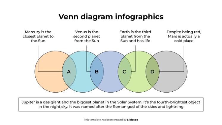 Venn Diagram Infographics presentation template 