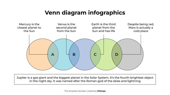 Venn Diagram Infographics presentation template 